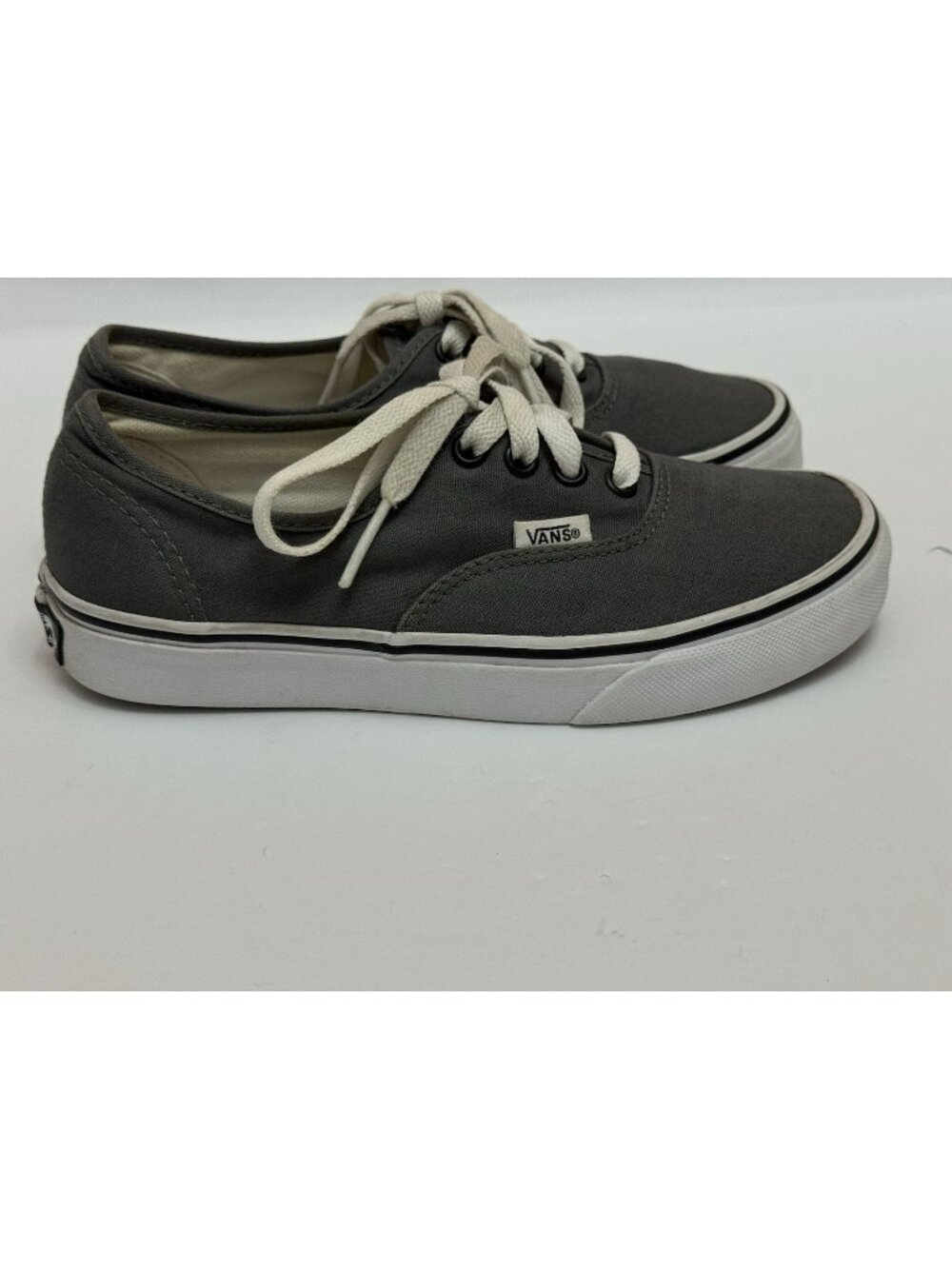Vans Authentic Gray Canvas Sneakers Shoes Men 3.5 Women 5 EU 34.5